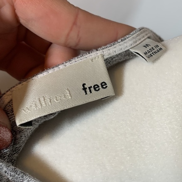 Wilfred Free Aritzia Light Grey Maxi Bodycon Dress - Picture 7 of 9